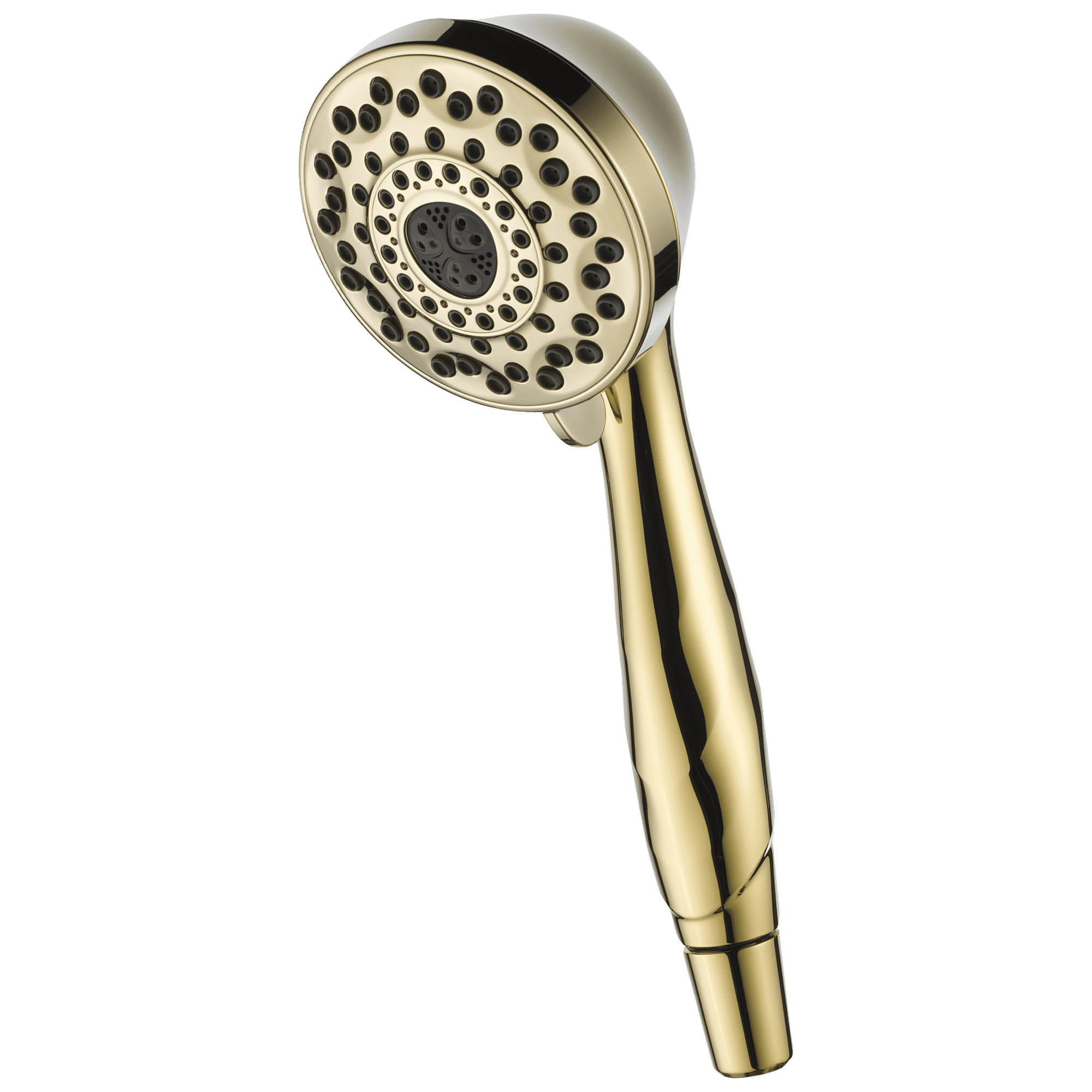 Polished Brass Multi-Head Handheld Shower with Pulse