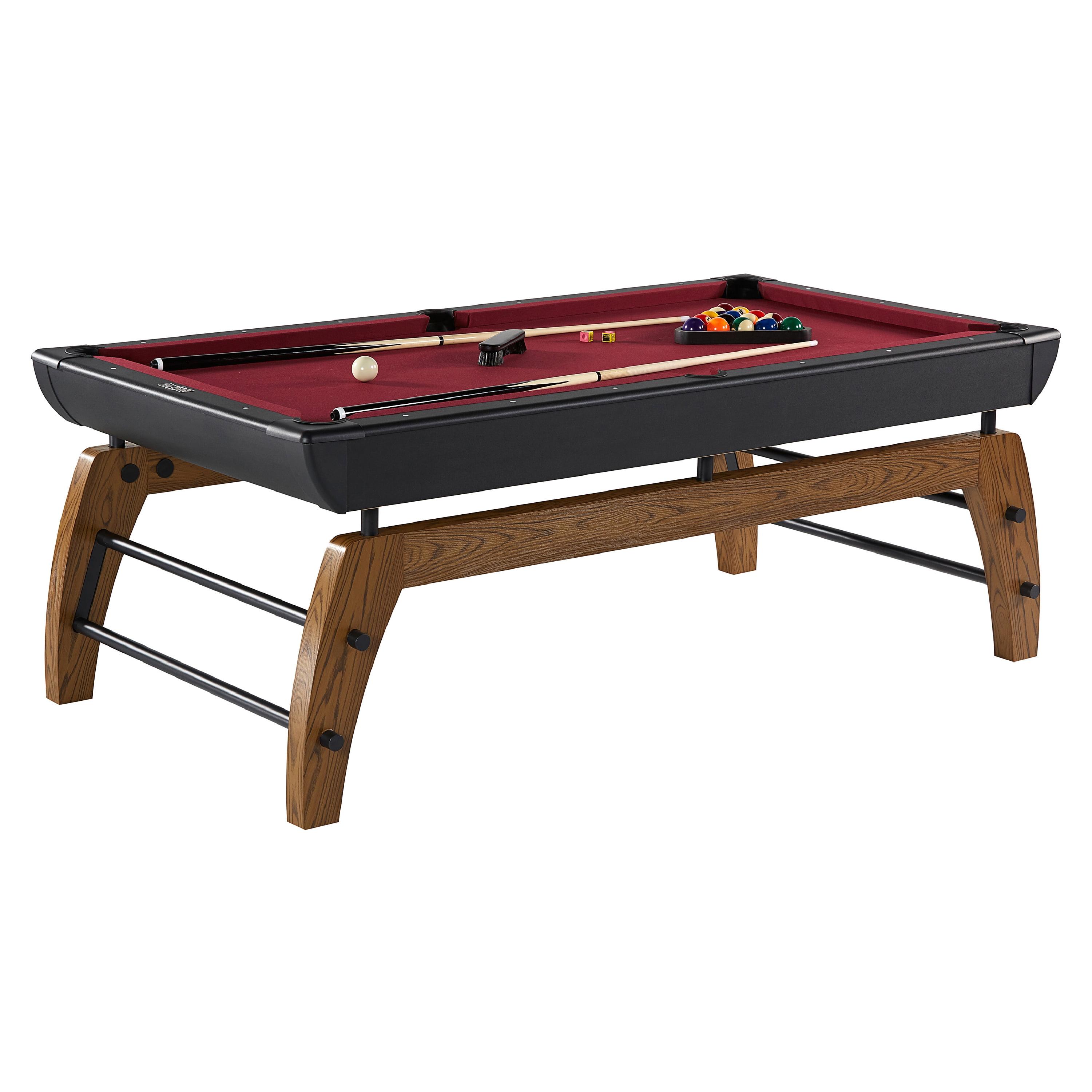 Hall of Games Hall of Games Edgewood 7' Pool Table with Playing Accessories