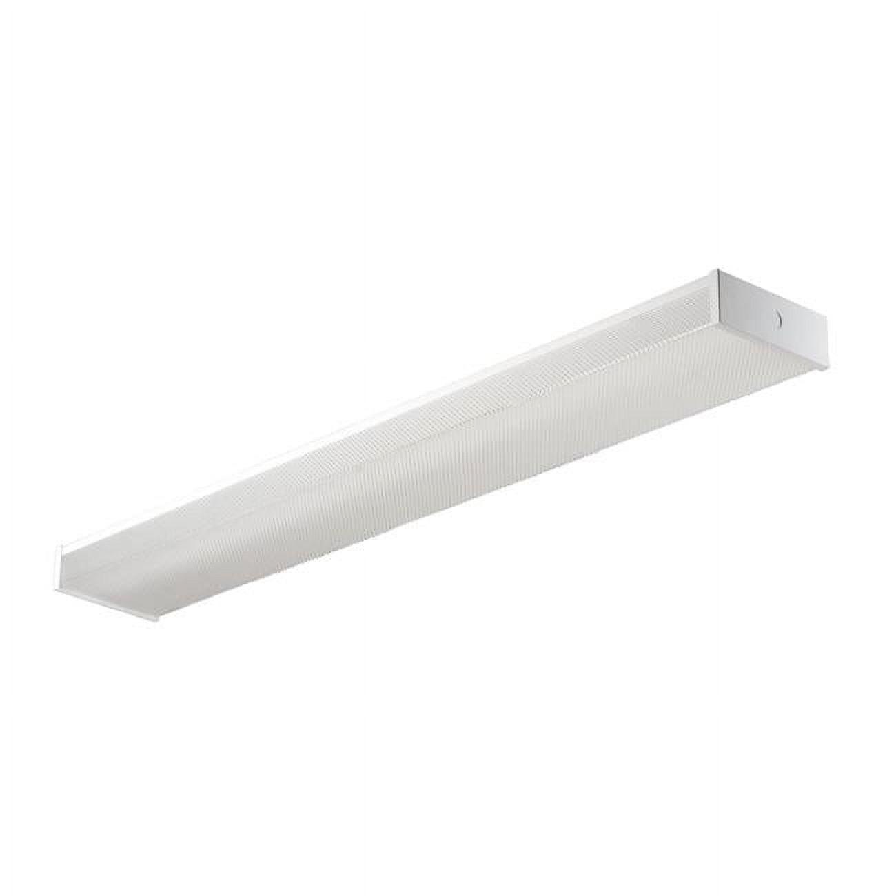 Sleek Energy Star LED Ceiling Wrap Flush Mount in White, 48"L