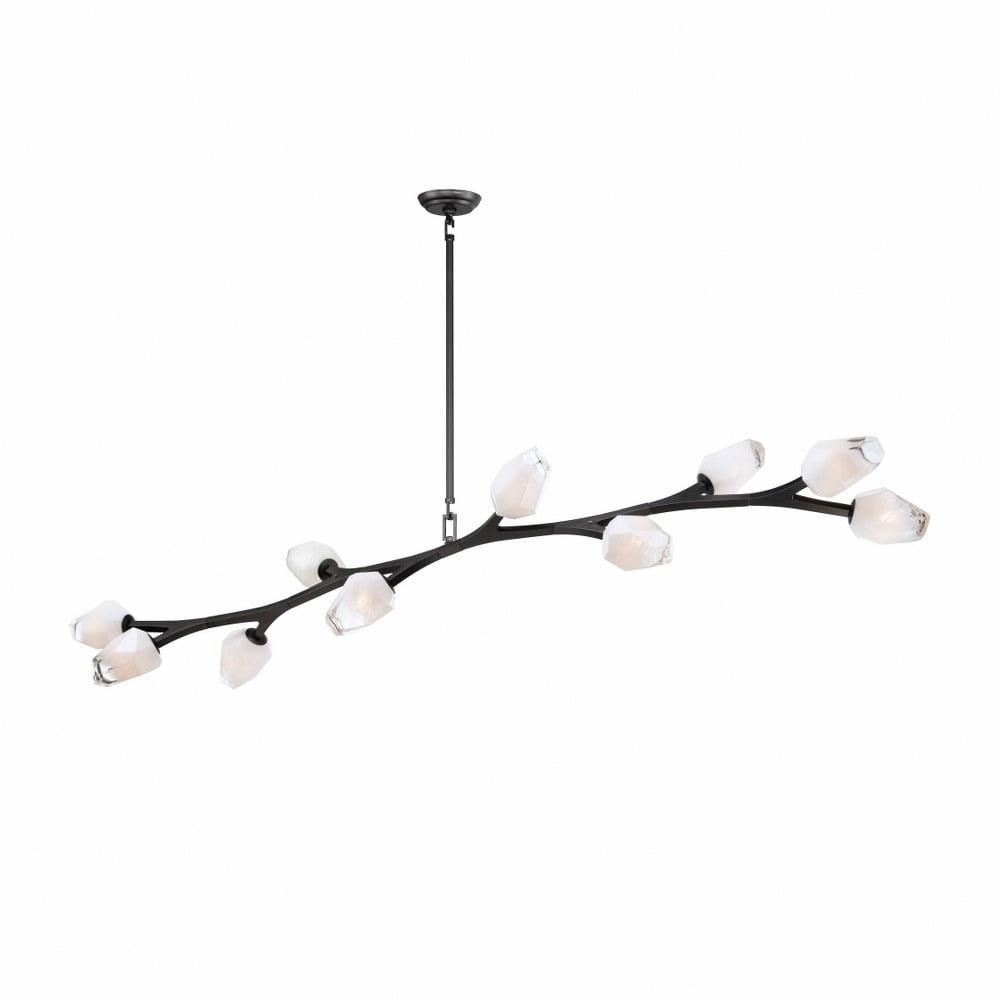 ET2 Lighting Blossom 10 - Light Pendant in  Black