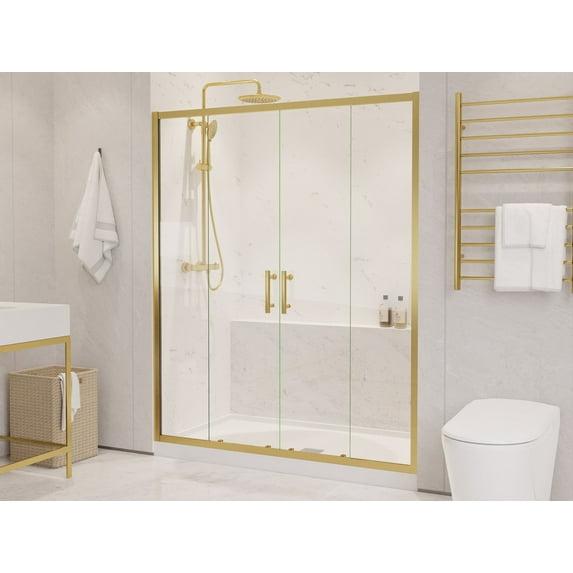 60" - 60.4" W x 70" H Framed Shower Door