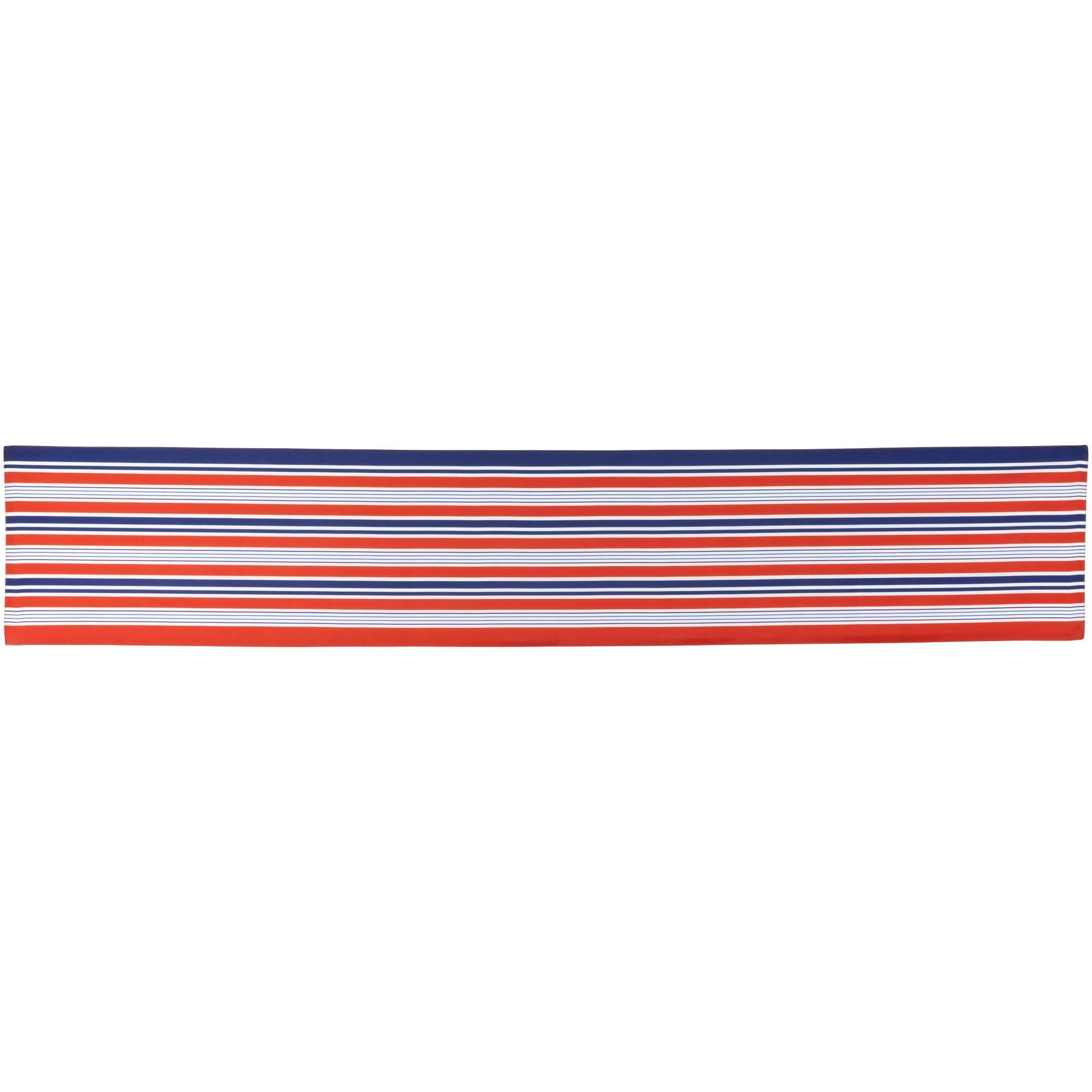 71" Red, White, and Blue Patriotic Polyester Table Runner