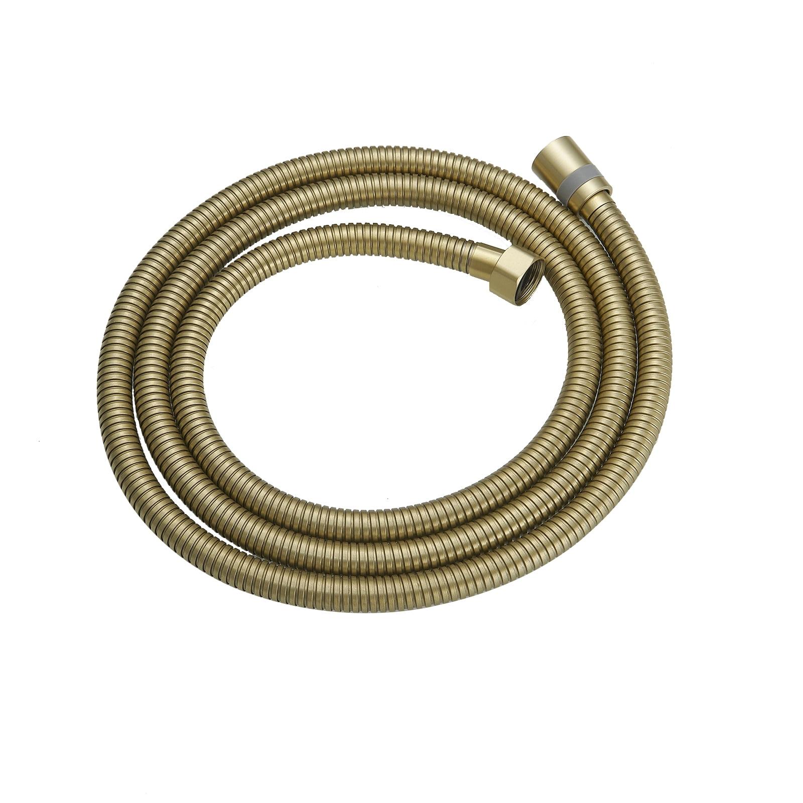 71 In. Modern Flexible Handheld Shower Hose Replacement For Bathing Toilet Cleaning Pet With Brass Fitting In Chrome