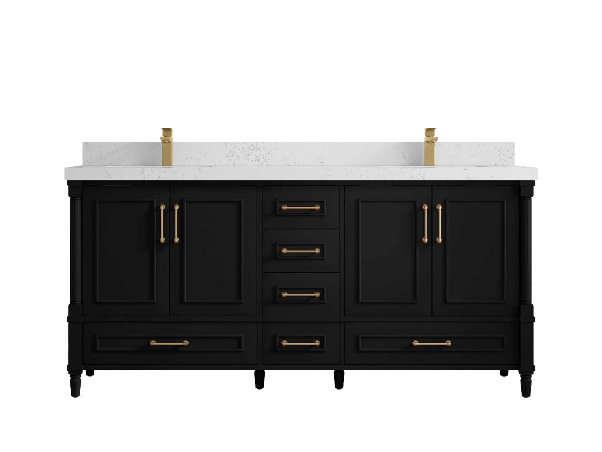 Aberdeen 72'' Double Bathroom Vanity with Top