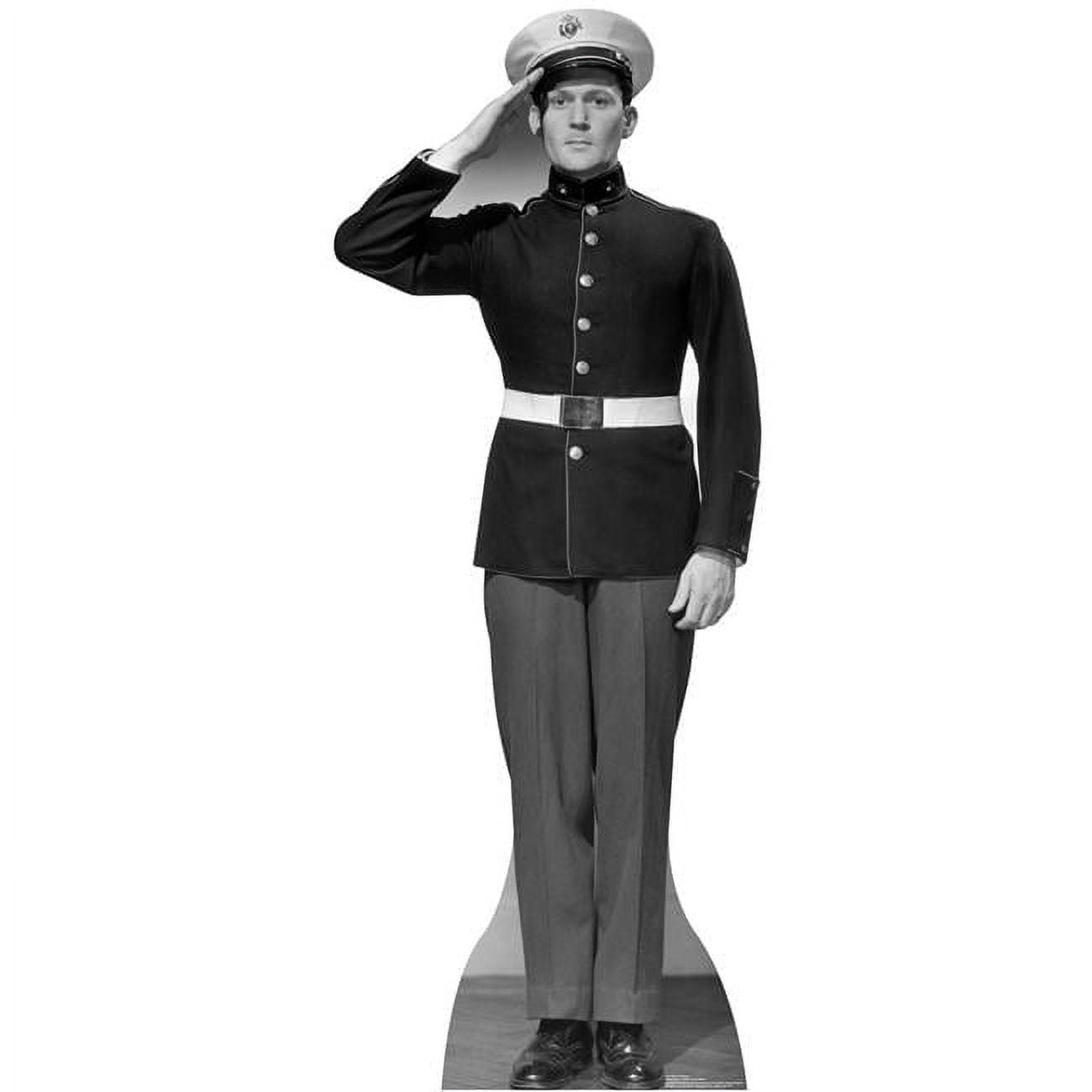 72 x 28 Inch WW II US Marine Cardboard Standup