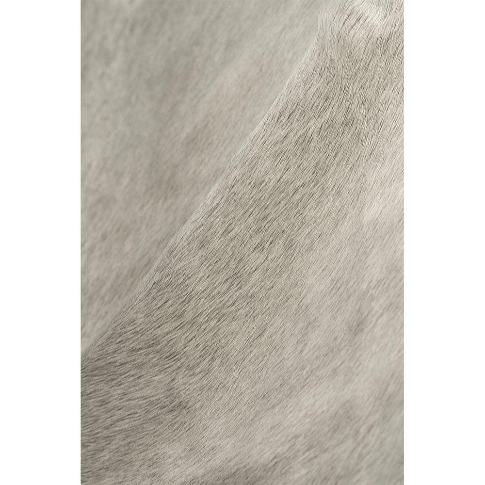 Handcrafted 72" x 84" Natural & Light Gray Cowhide Area Rug
