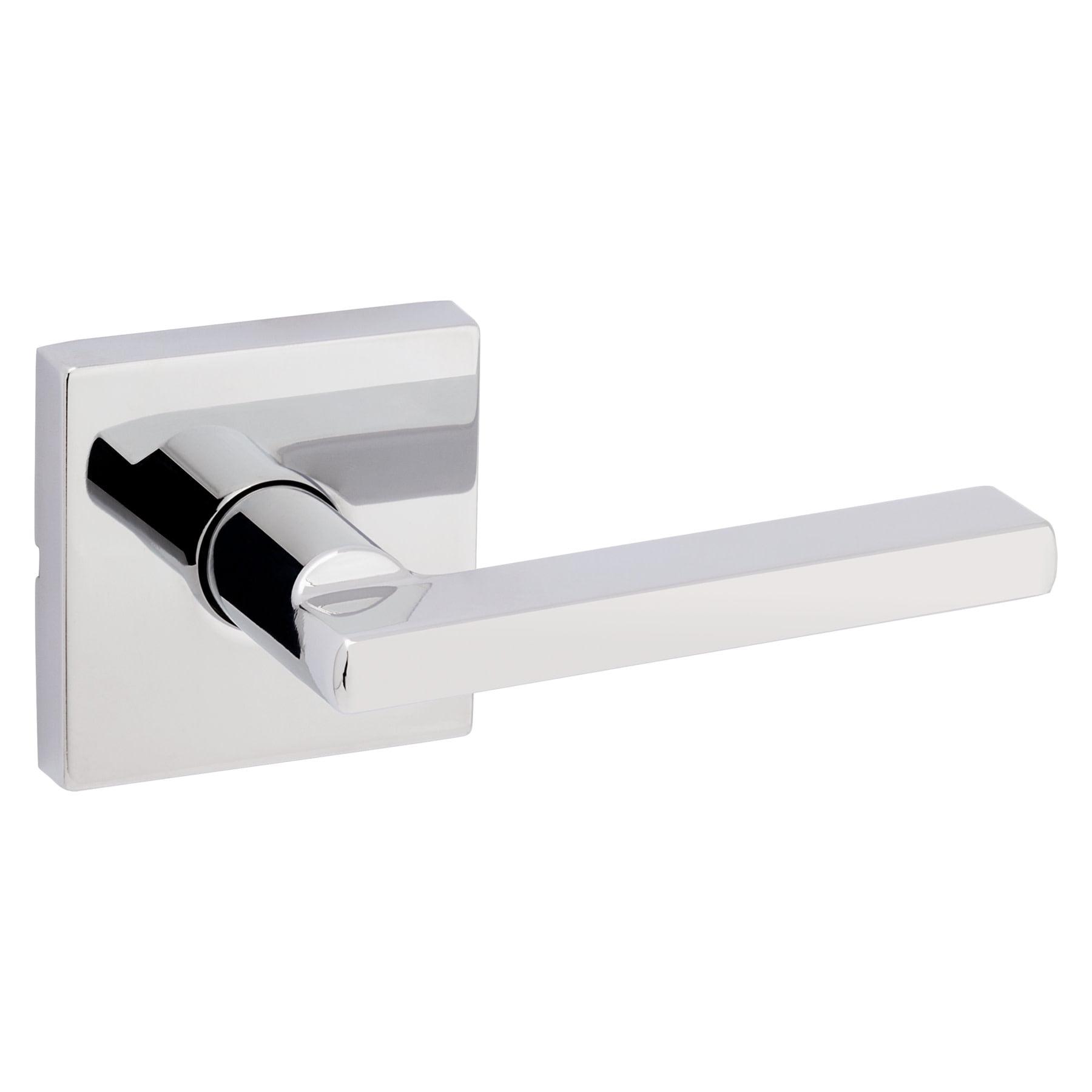 Polished Chrome Square Passage Lever Set