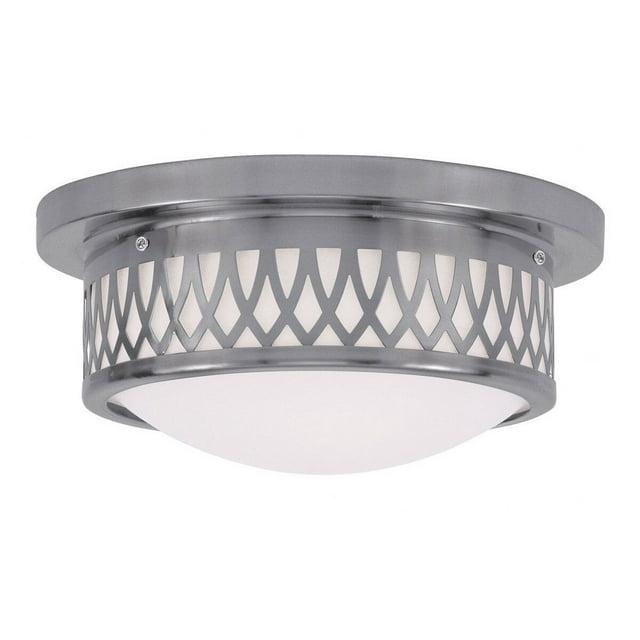 73442-91-Livex Lighting-Astor - 18W LED Flush Mount-5.5 Inches Tall and 13 Inches Wide
