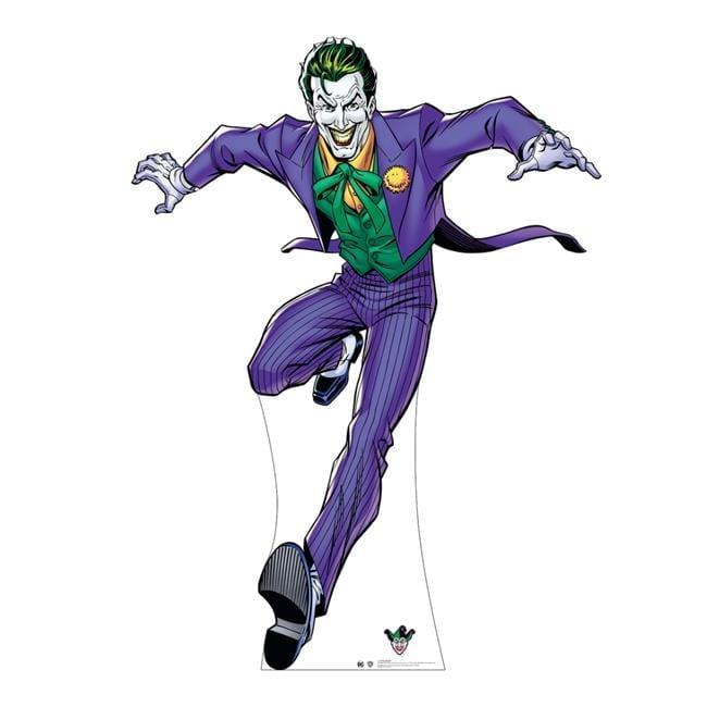 Life-Size Joker Cardboard Stand-Up with Easel, 74x53 in