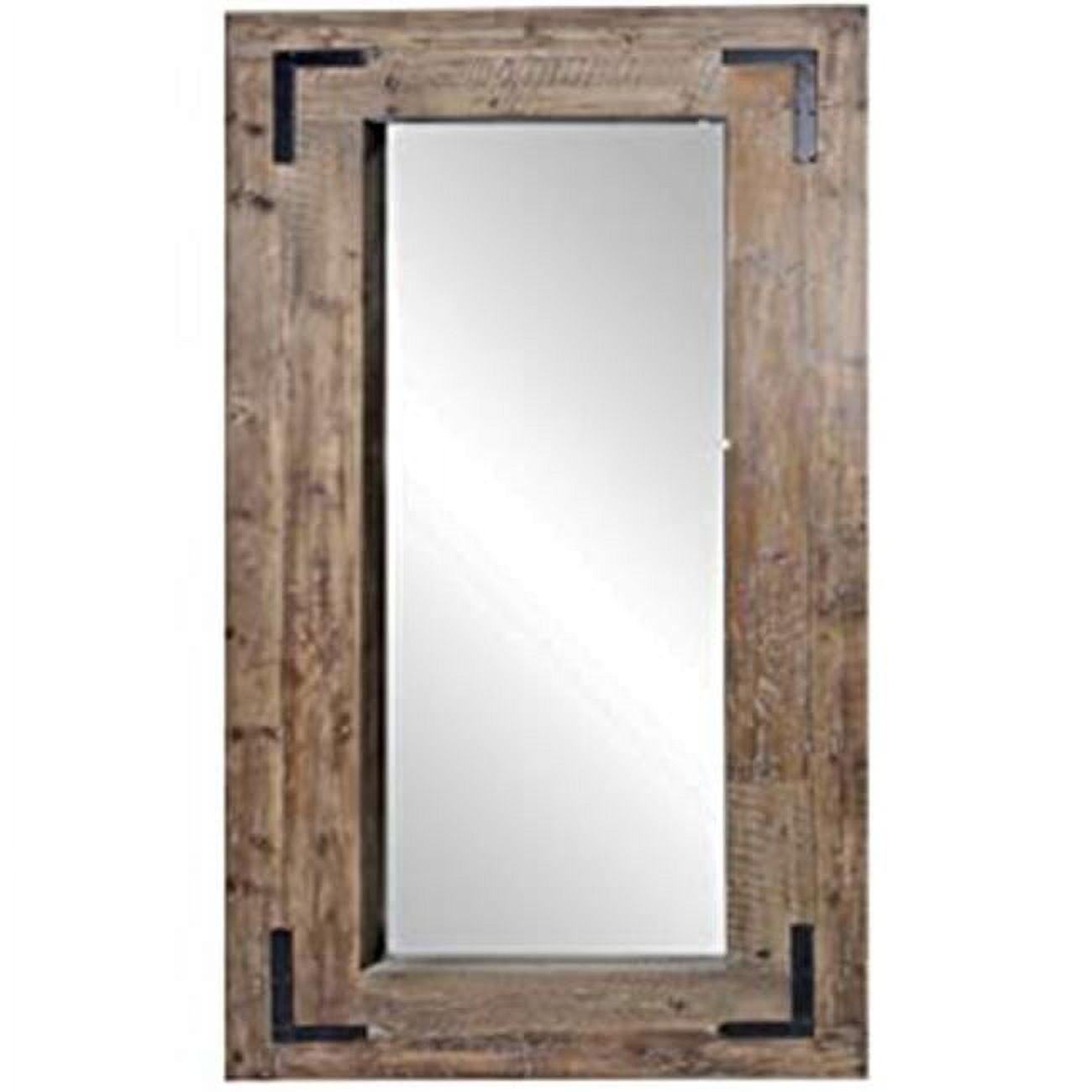 Kent Full-Length Reclaimed Wood Leaning Mirror 75" x 35"