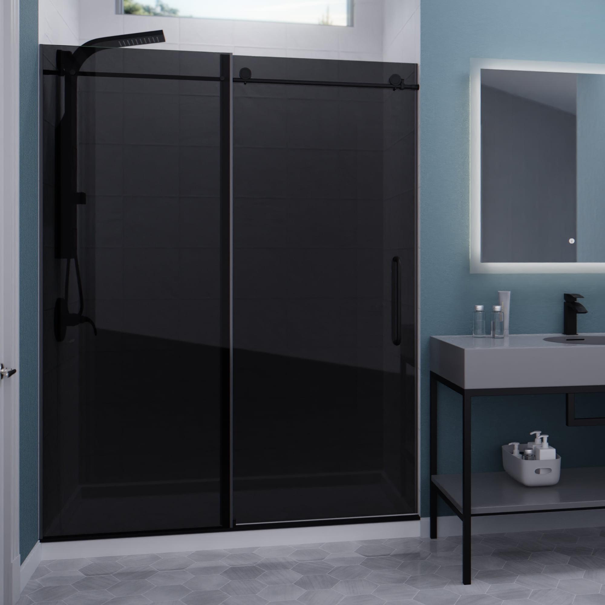 60” W x 76” H Sliding Frameless Shower Door