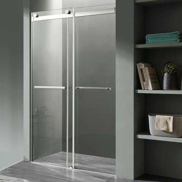 Kahn 60" W x 76" H Double Sliding Frameless Shower Door