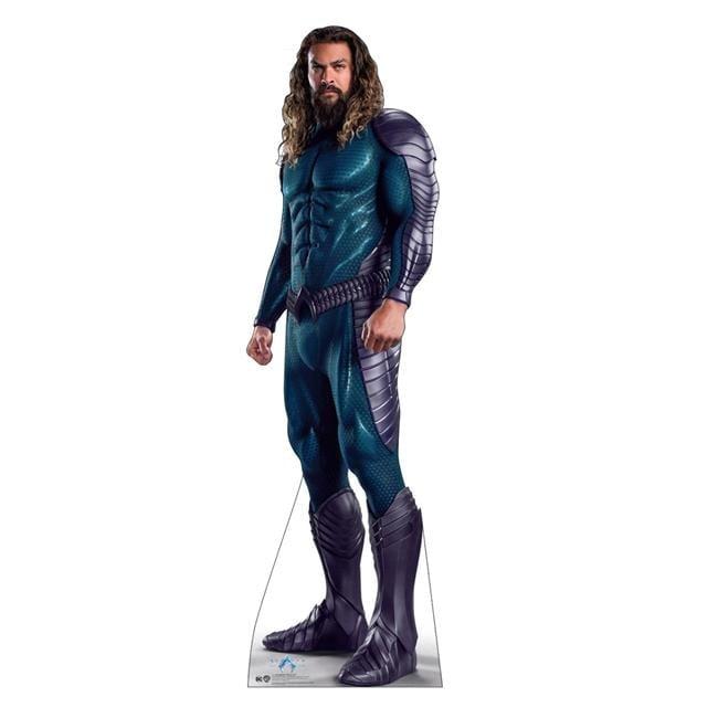 76 x 23 Inch Aquaman Blue Suit Life-Size Cardboard Cutout