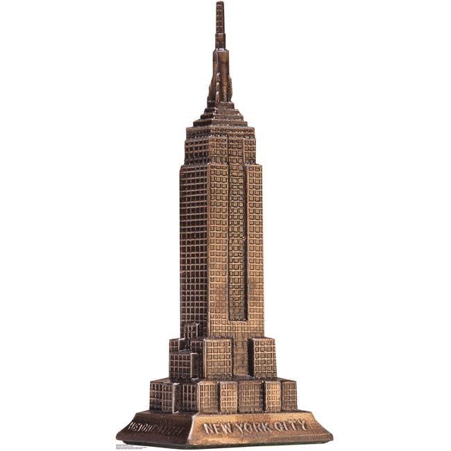 Bronze Empire State Building Life Size Cardboard Cutout Standee