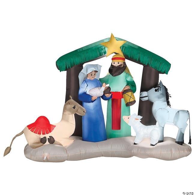 Gemmy Industries Christmas Inflatable Nativity Scene