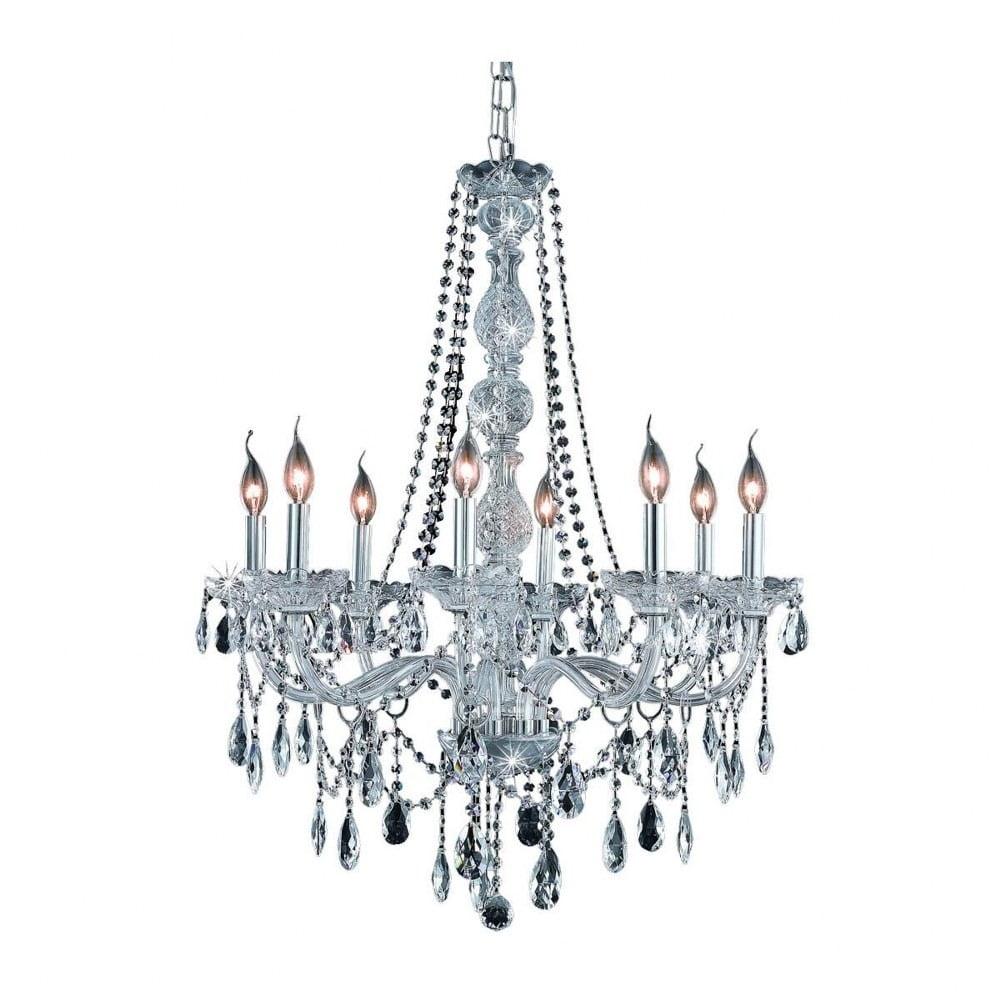 Elegant Lighting Verona 8 - Light Chandelier in  Chrome