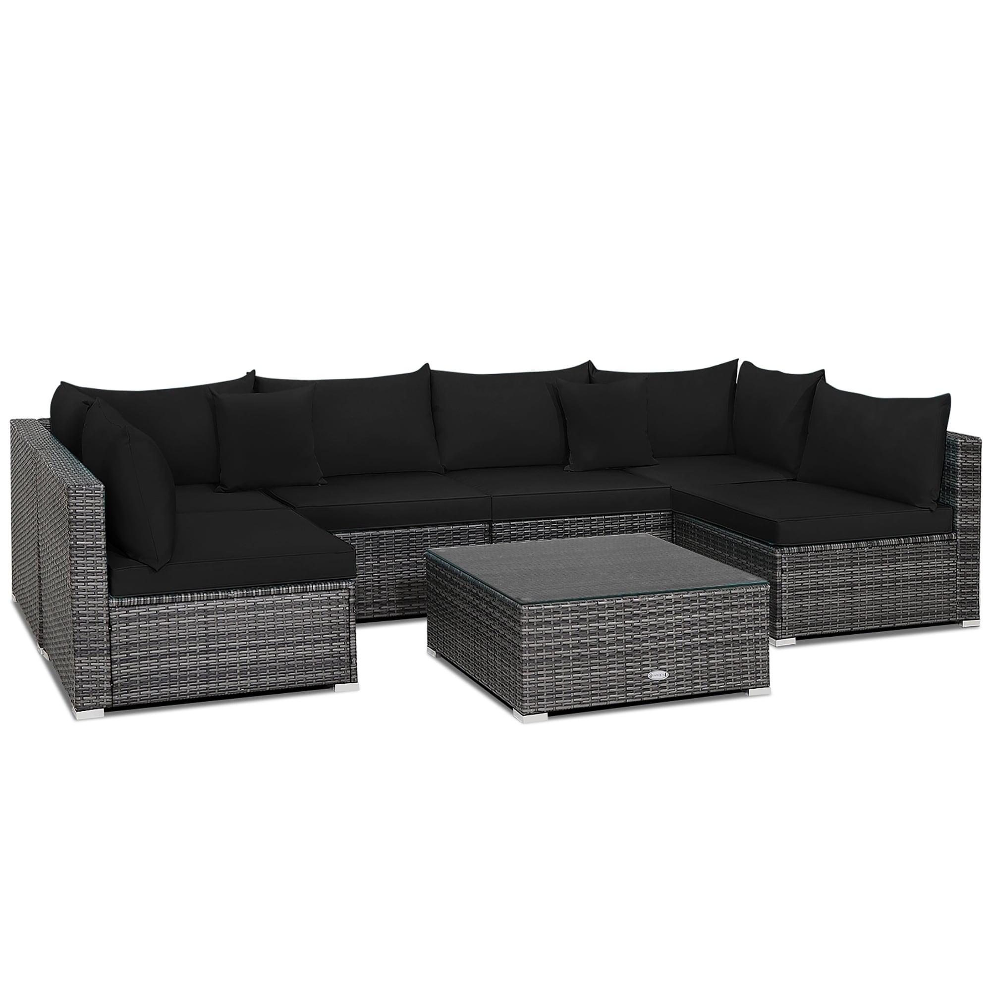 Costway 6 - Person Seating Group with Cushions & Reviews | Wayfair