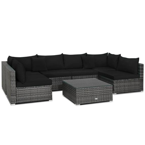 Costway 6 - Person Seating Group with Cushions & Reviews | Wayfair