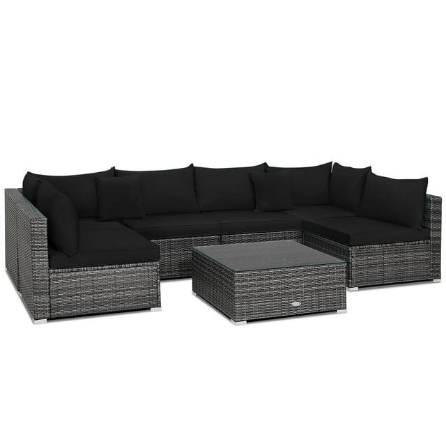 Costway 6 - Person Seating Group with Cushions & Reviews | Wayfair