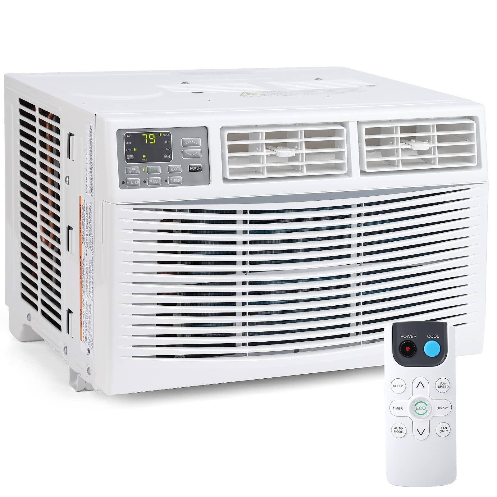 Cool-Living 8,000 BTU Window Mount Room Air Conditioner with Installation Kit