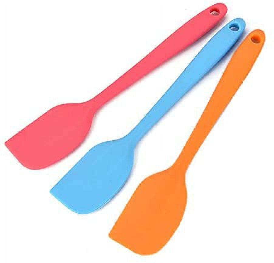 8.5 Inch Multicolor Silicone Spatulas - Heat Resistant One Piece Design