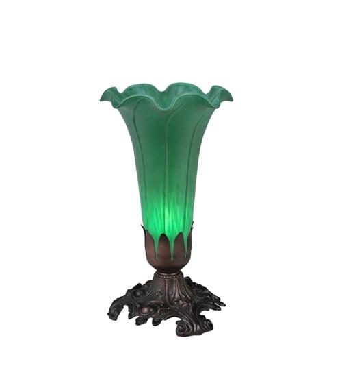 Meyda Home Indoor Decorative Lighting Accessories 8"H Green Pond Lily Accent Lamp