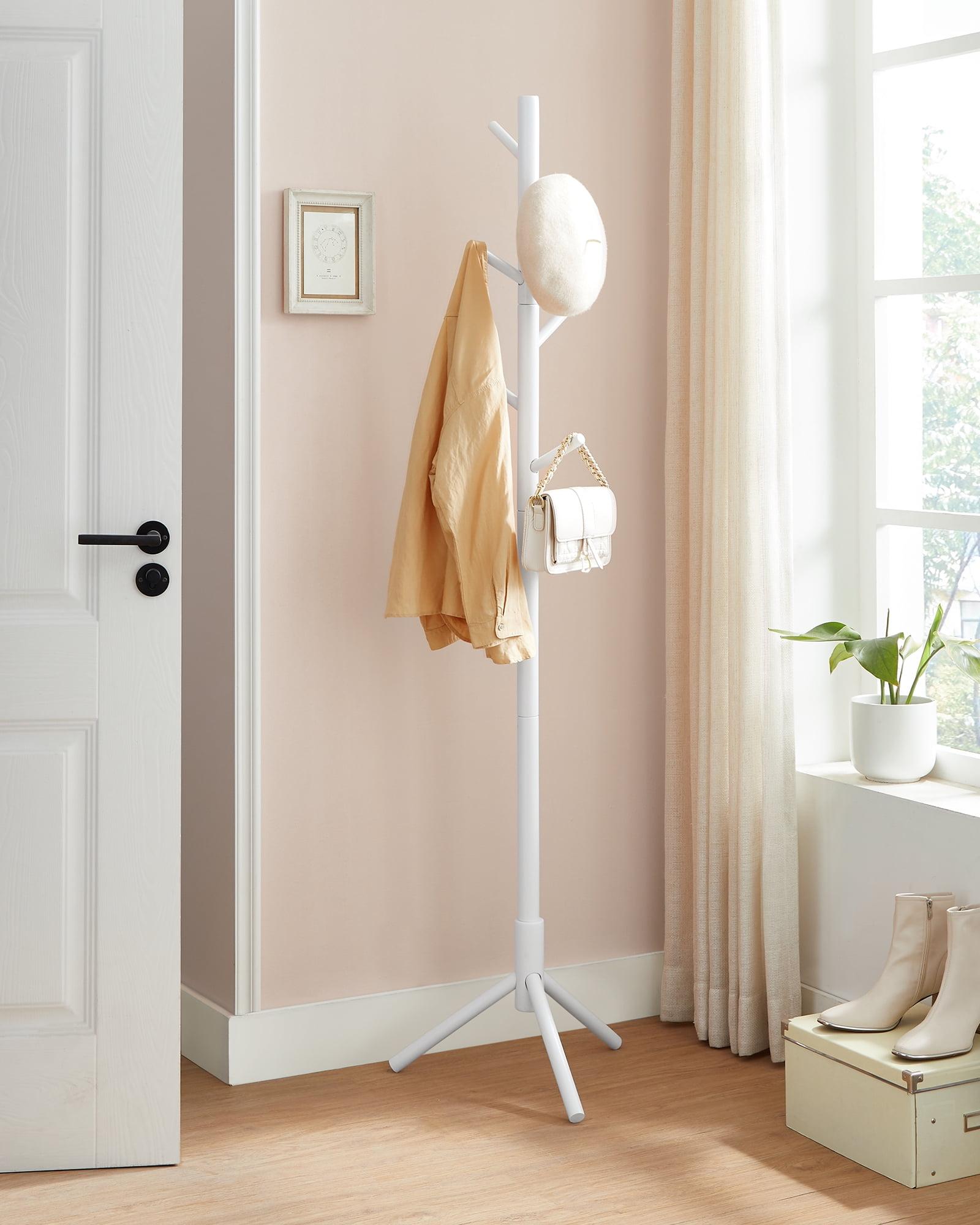 Solid Wood Freestanding 8 - Hook Coat Rack
