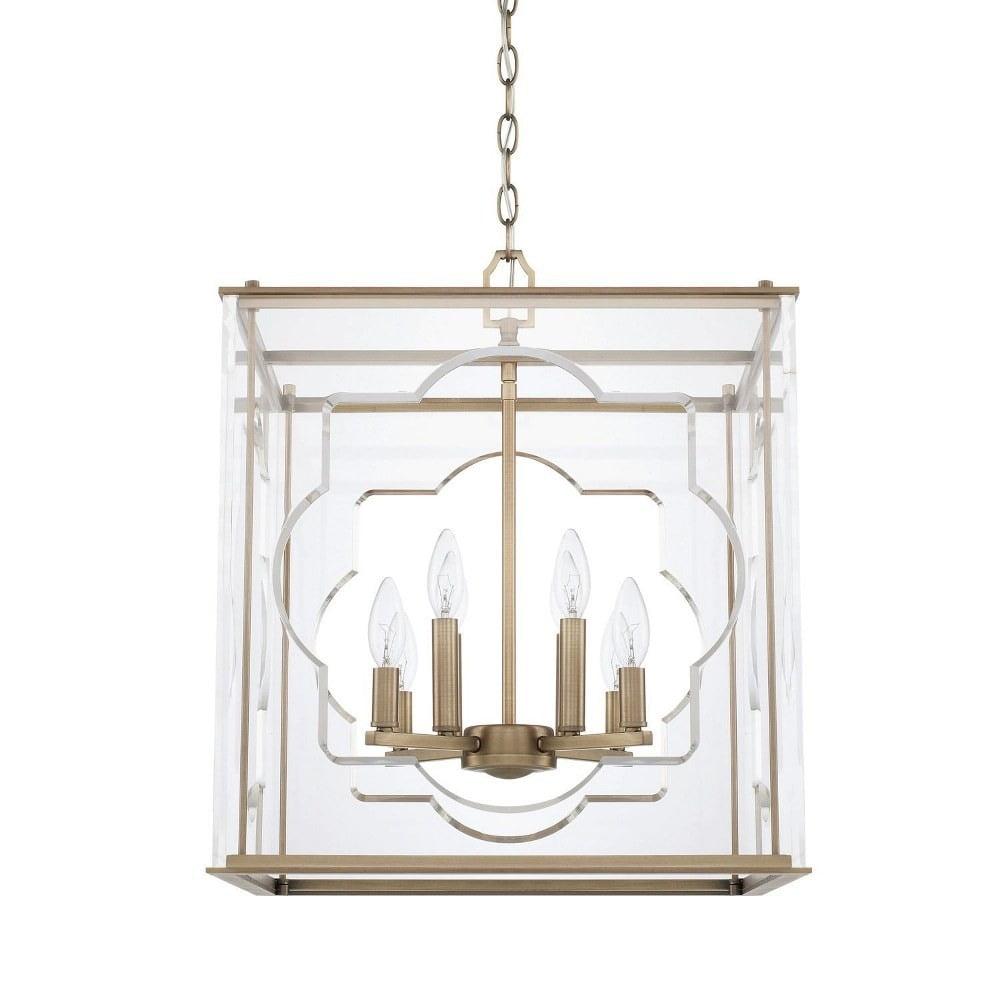 8 - Light Dimmable Square / Rectangle Chandelier