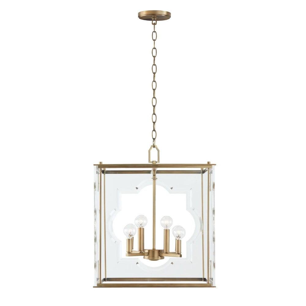 8 - Light Dimmable Square / Rectangle Chandelier