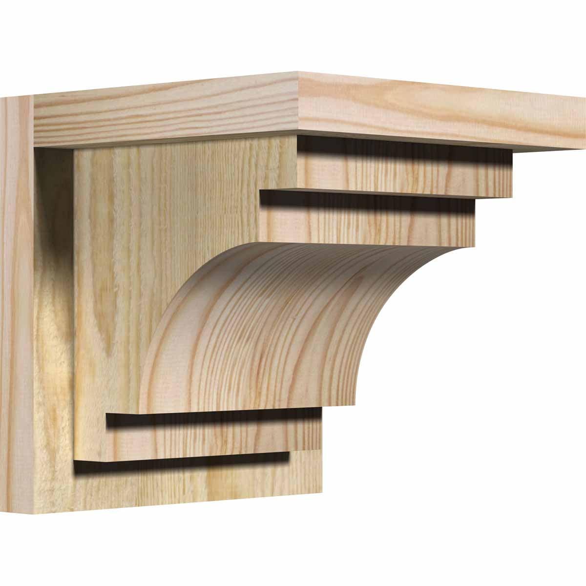 Ekena Millwork Mediterranean Corbel w/Backplate