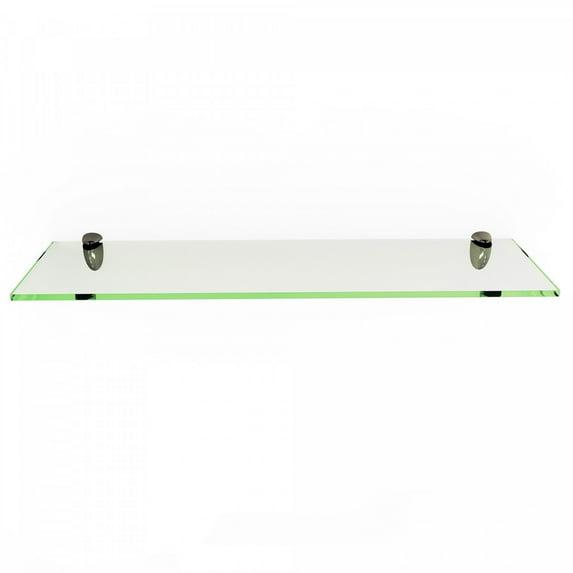Latitude Run® Glass Accent Shelf with Adjustable Shelves