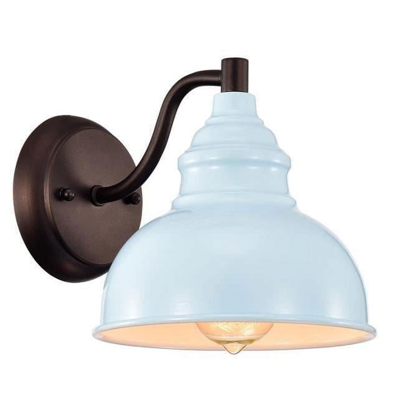 Chloe Lighting Ironclad Industrial 1 Light Oil Rubbed Bronze Indoor Wall Sconce 8"Wide