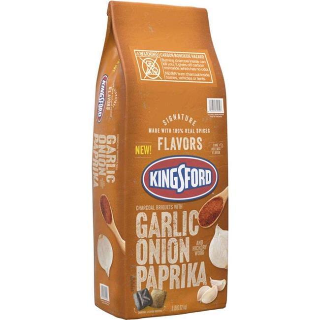 Kingsford Signature Flavors 8 lb Garlic Onion Paprika Charcoal Briquettes