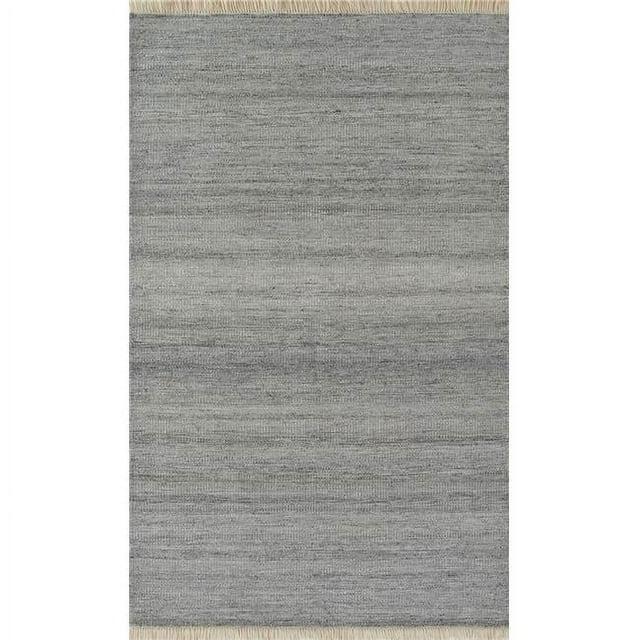 Momeni 8'x10' Cove Solid Performance Handwoven Indoor/Outdoor Area Rug Silver: Abstract Rectangle, Low Pile, Recycled PET