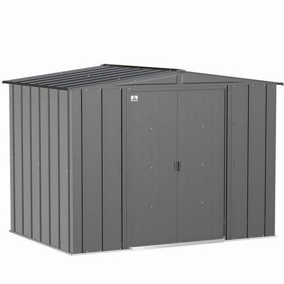 Arrow 8 ft. W x 6 ft. D Galvanized Steel Storage Shed