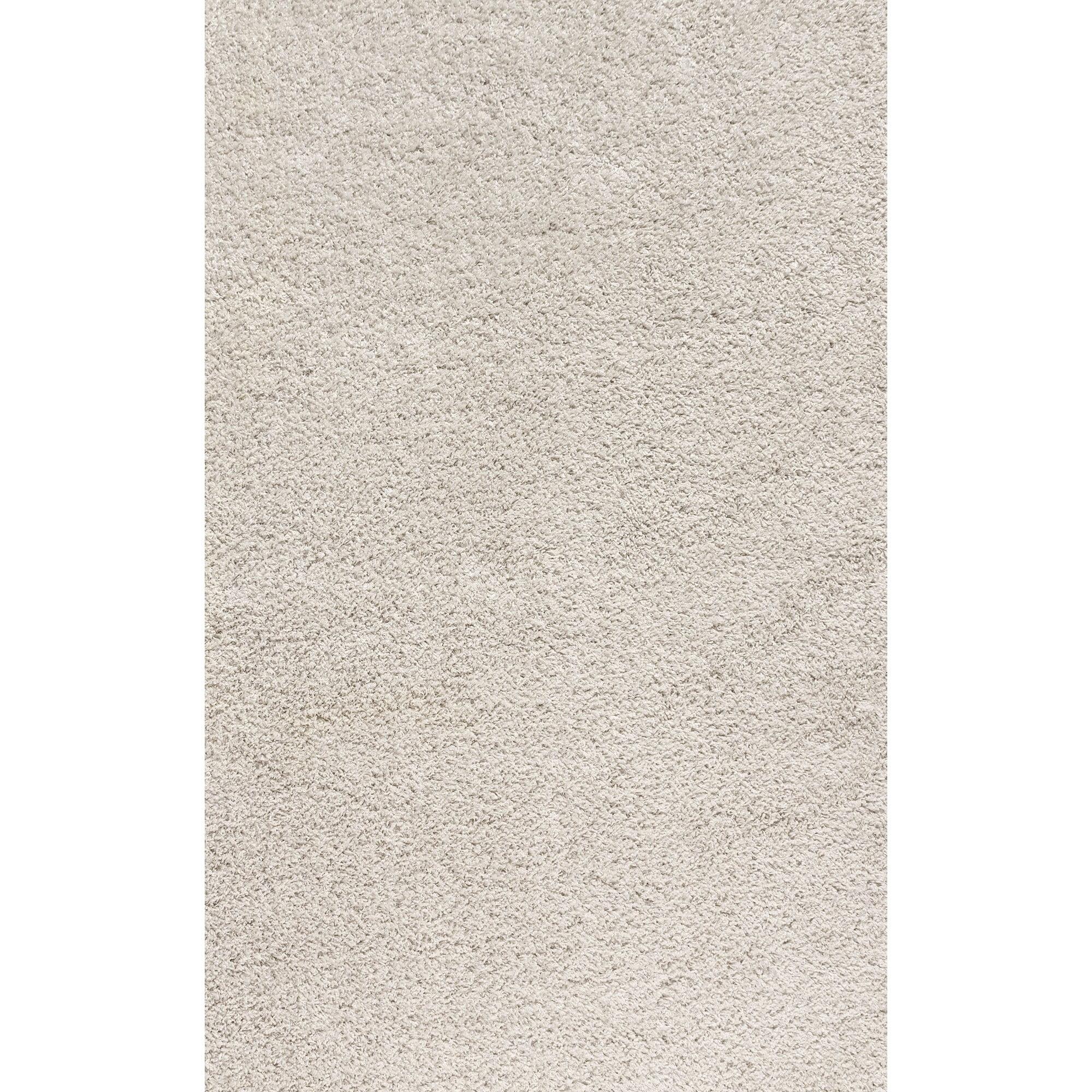 Mercer Ivory Shag Plush 8x10 Area Rug