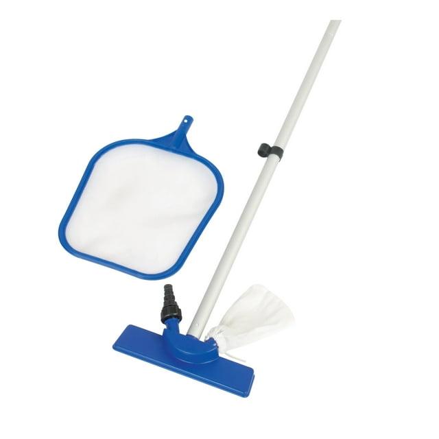 Bestway: Flowclear Above Ground Pool Maintenance Kit | Features Vacuum and Leaf Skimmer Heads