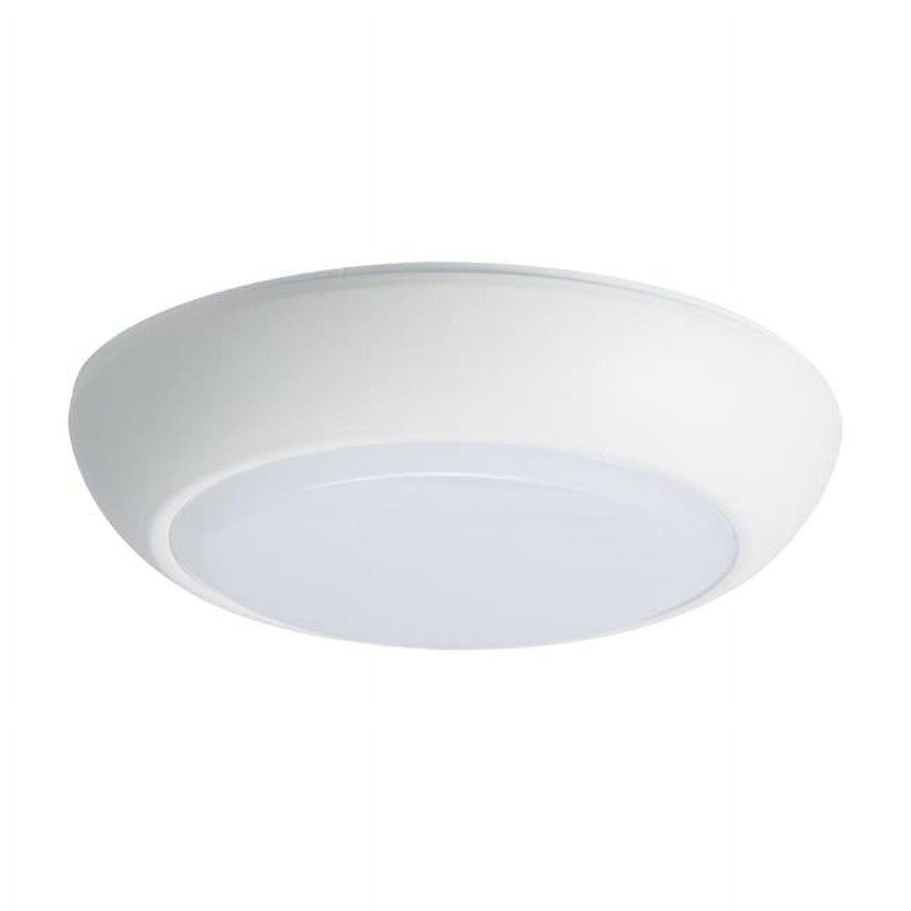 Halo Modern 7" White Aluminum LED Flush Mount Ceiling Light