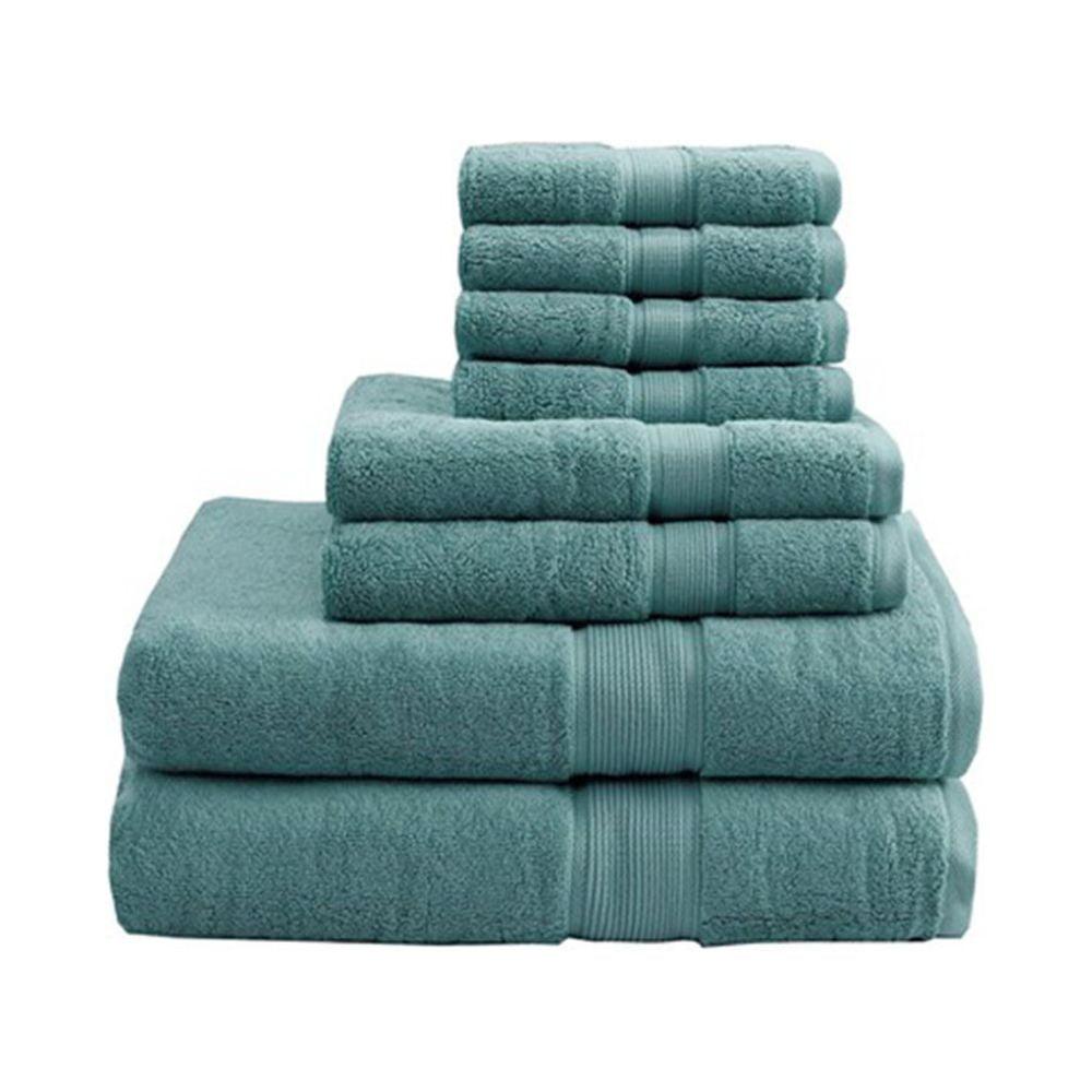 8pc Cotton Bath Towel Set