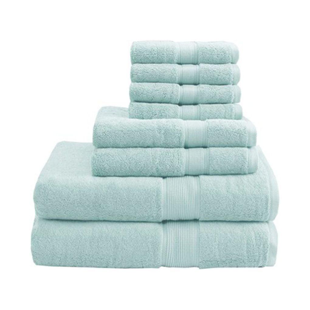 8pc Cotton Bath Towel Set