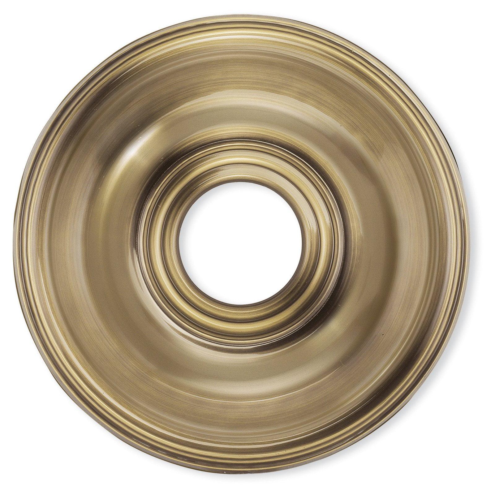 Elegant Antique Brass 16" Ceiling Medallion for Lighting Fixtures