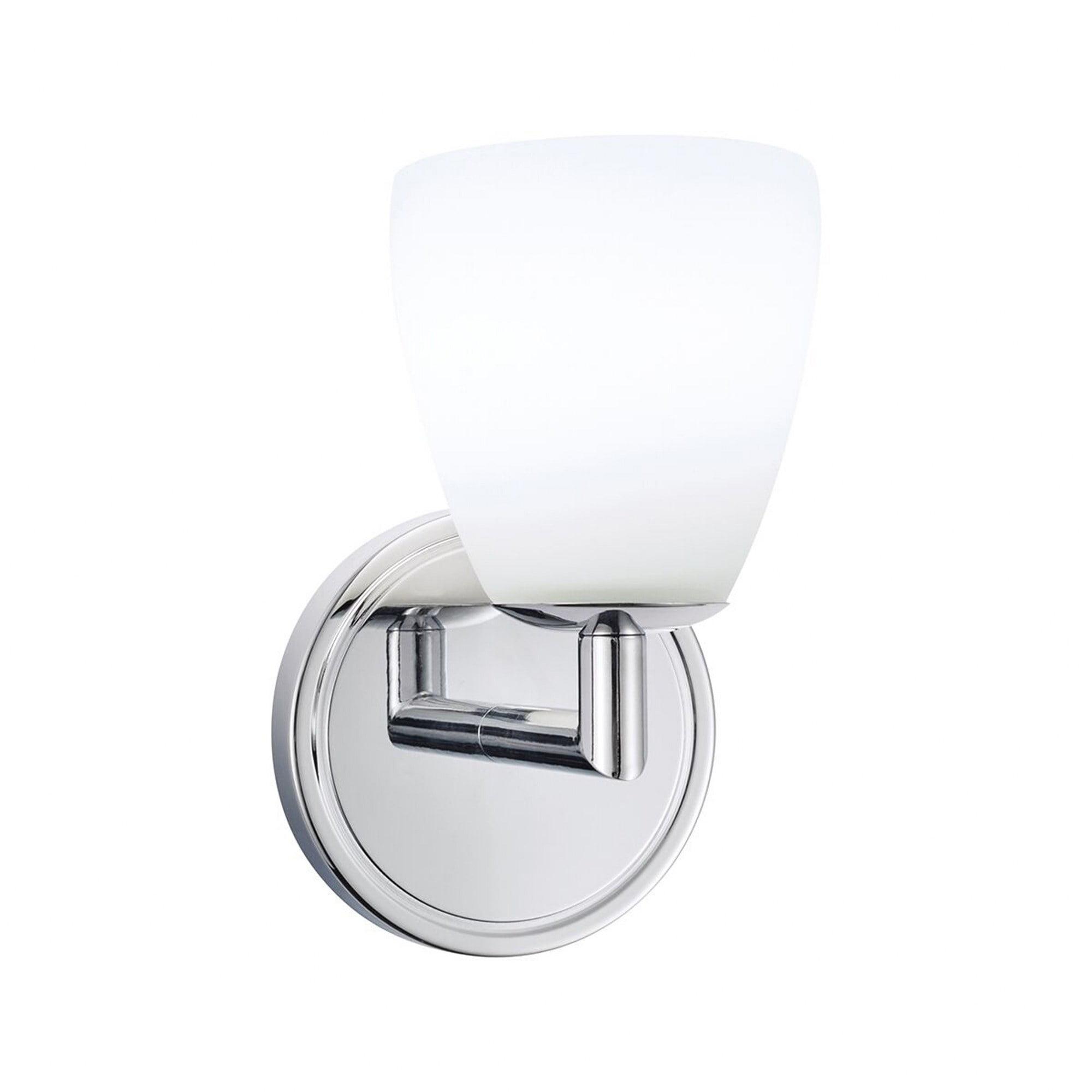 8271-CH-MO-Norwell Lighting-Chancellor - 5W 1 LED Wall Sconce In Traditional and Classic Style-7.5 Inches Tall and 4.5 Inches Wide-Chrome Finish