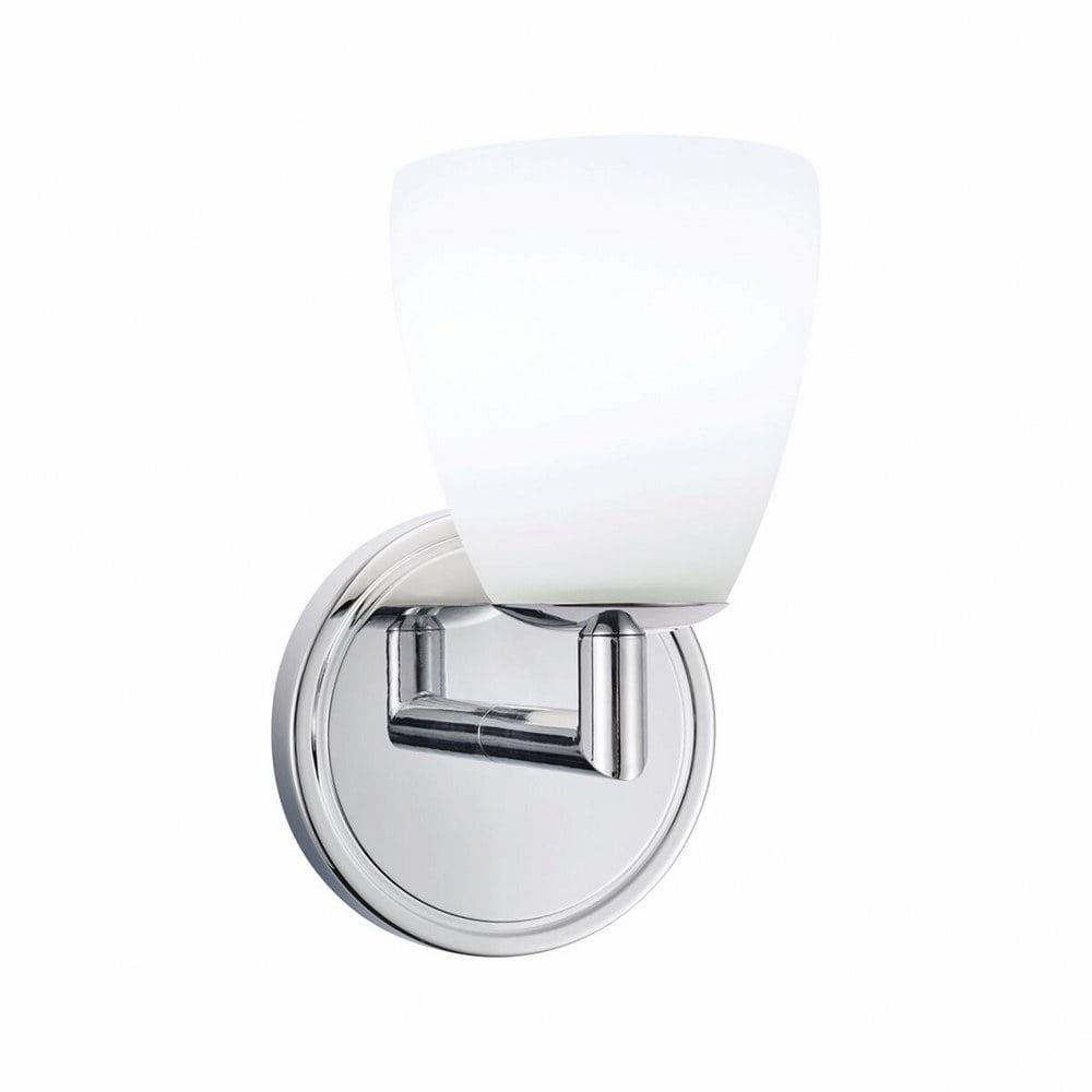 8271-CH-MO-Norwell Lighting-Chancellor - 5W 1 LED Wall Sconce In Traditional and Classic Style-7.5 Inches Tall and 4.5 Inches Wide-Chrome Finish