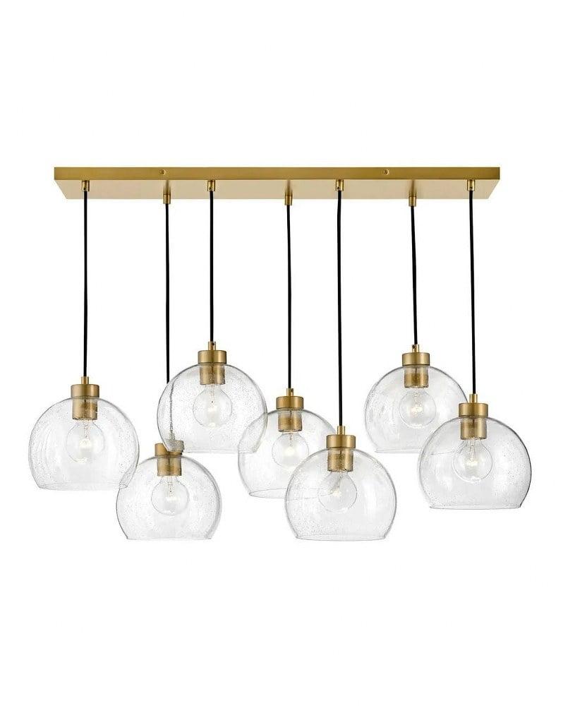 Lark Rumi 7 - Light Pendant in  Lacquered Brass