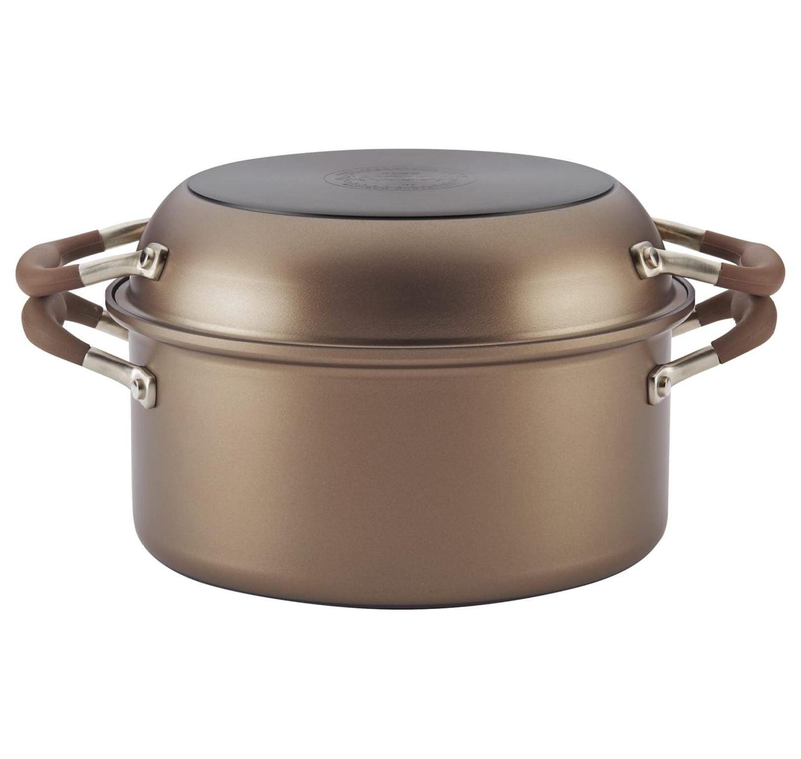 Bronze 5-Quart Aluminum Non-stick Dutch Oven with Lid