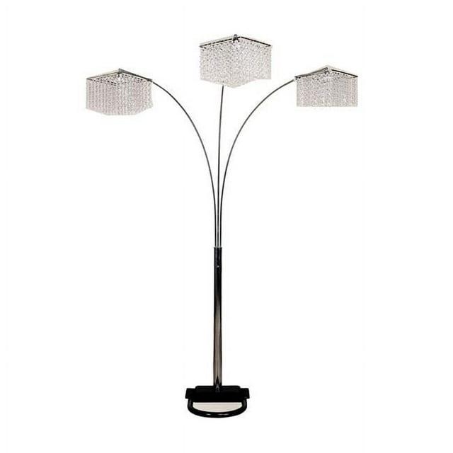 84 in. 3 Crystal Inspirational Arch Floor Lamp