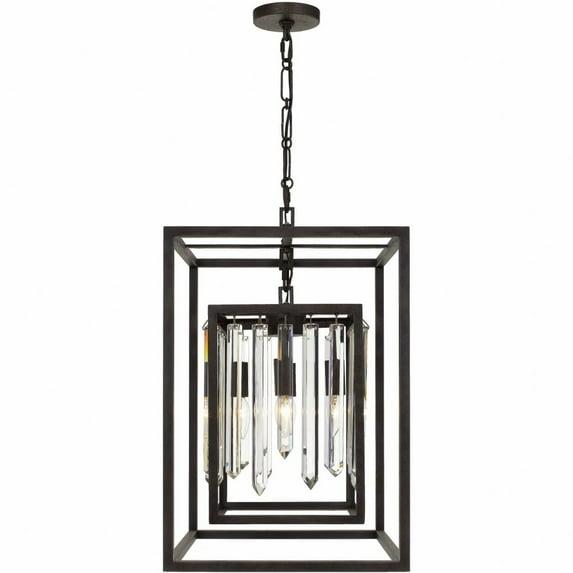 8404-FB-Crystorama Lighting-Hollis - 23 Inch Four Light Chandelier