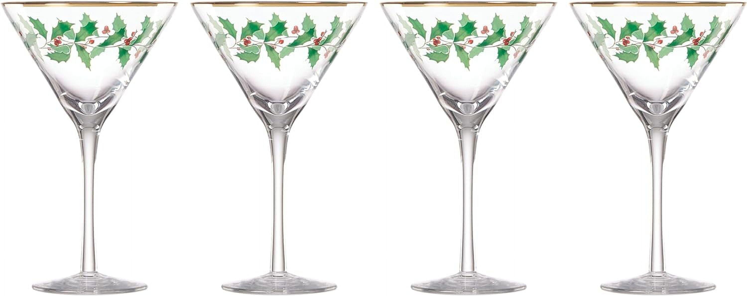 Holiday 8 oz. Martini Glass