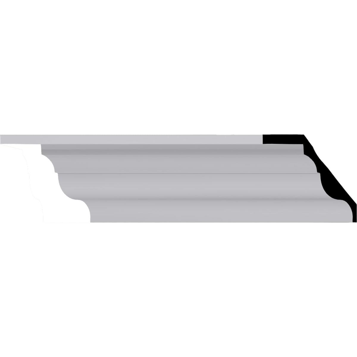 Primed Polyurethane Crown Moulding 94.5" Length