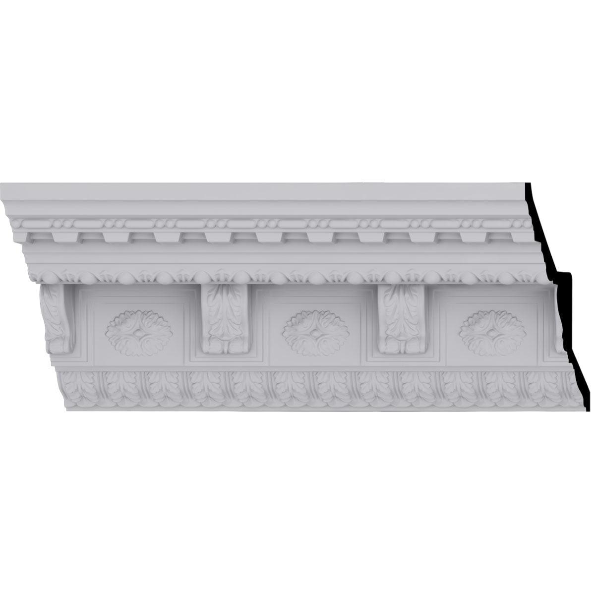 9 7/8"H x 9 3/4"P x 14"F x 94 1/2"L Granada Crown Moulding